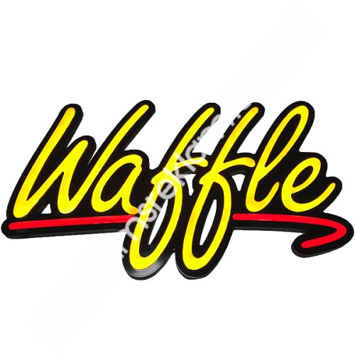Waffle Leon Led Tabela Işıklı 43x79CM