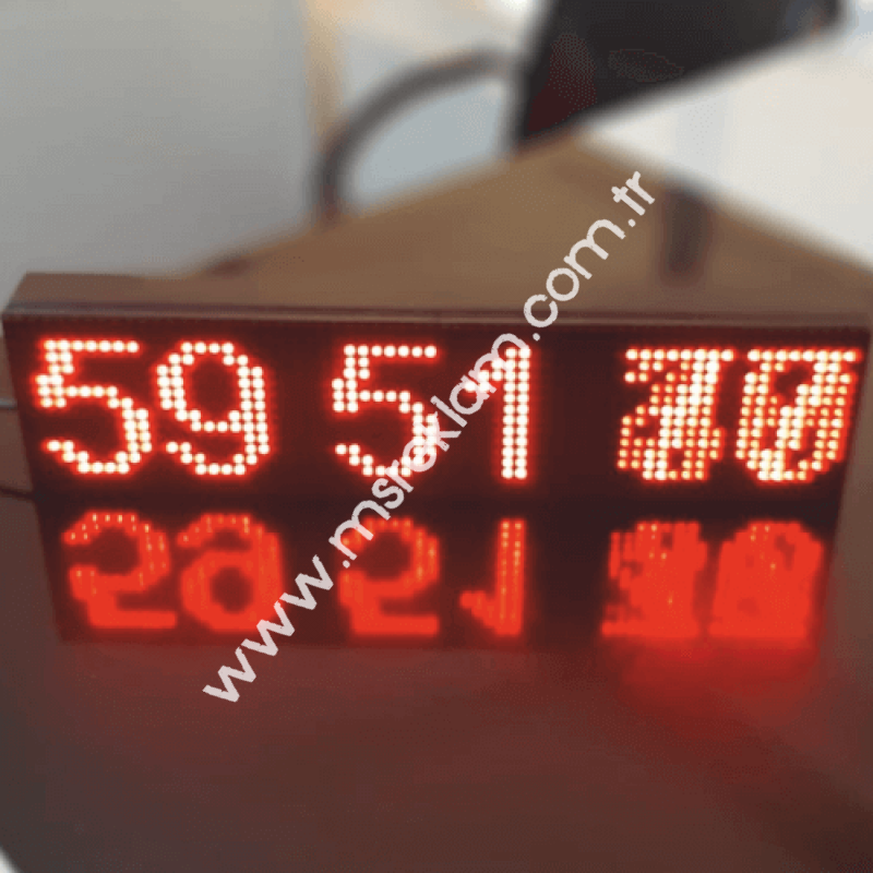 Kronometre - İleri - Geri Zaman Sayacı 16x64CM