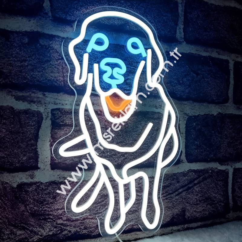 Labrador Köpek Neon Led Tabela