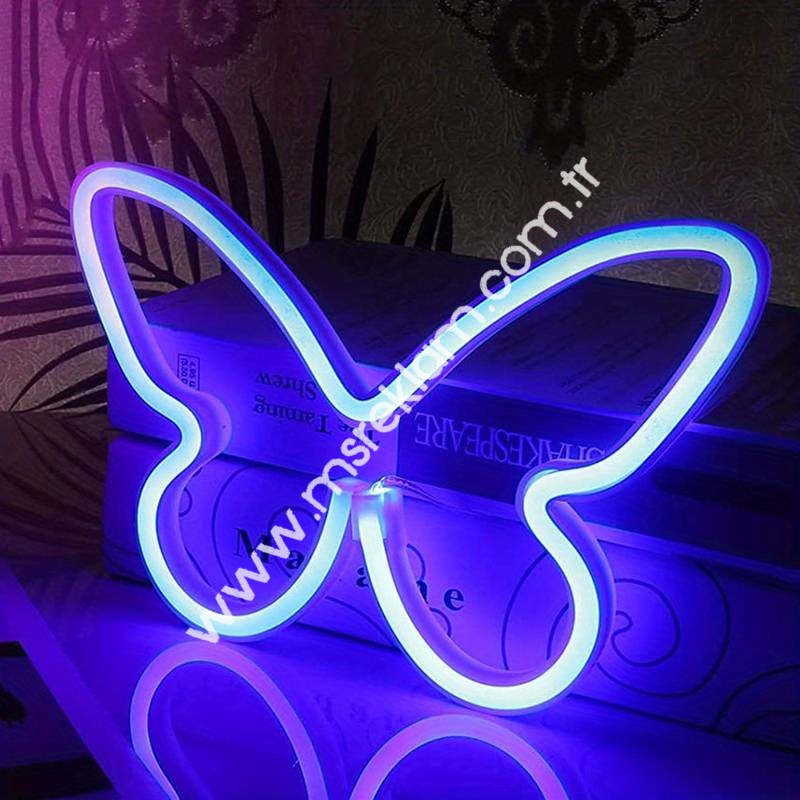 Kelebek (Butterfly) Neon Led Tabela