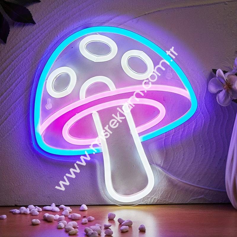 Mantar Mushroom Neon Led Tabela