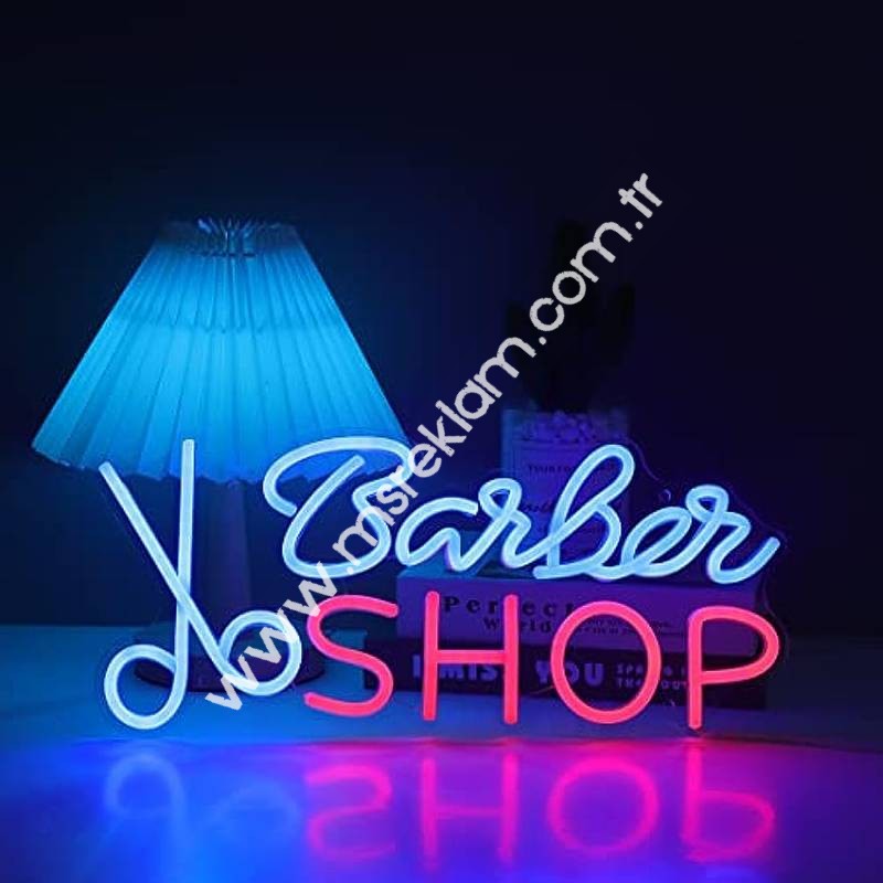 Barber Shop Neon Led Tabela
