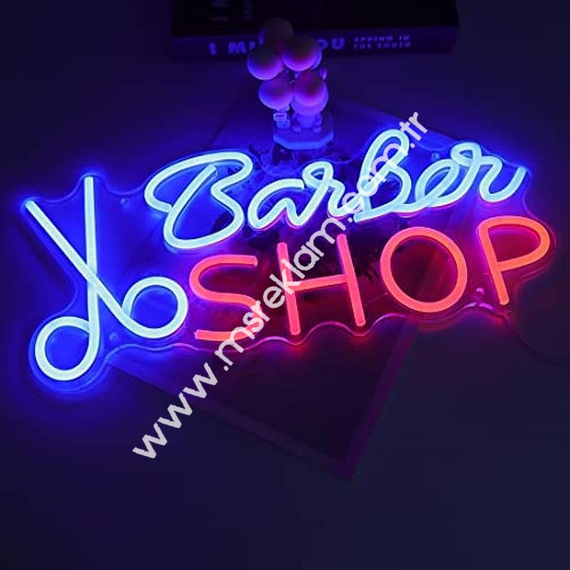 Barber Shop Neon Led Tabela
