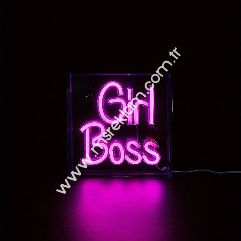Girl Boss Neon Led Tabela