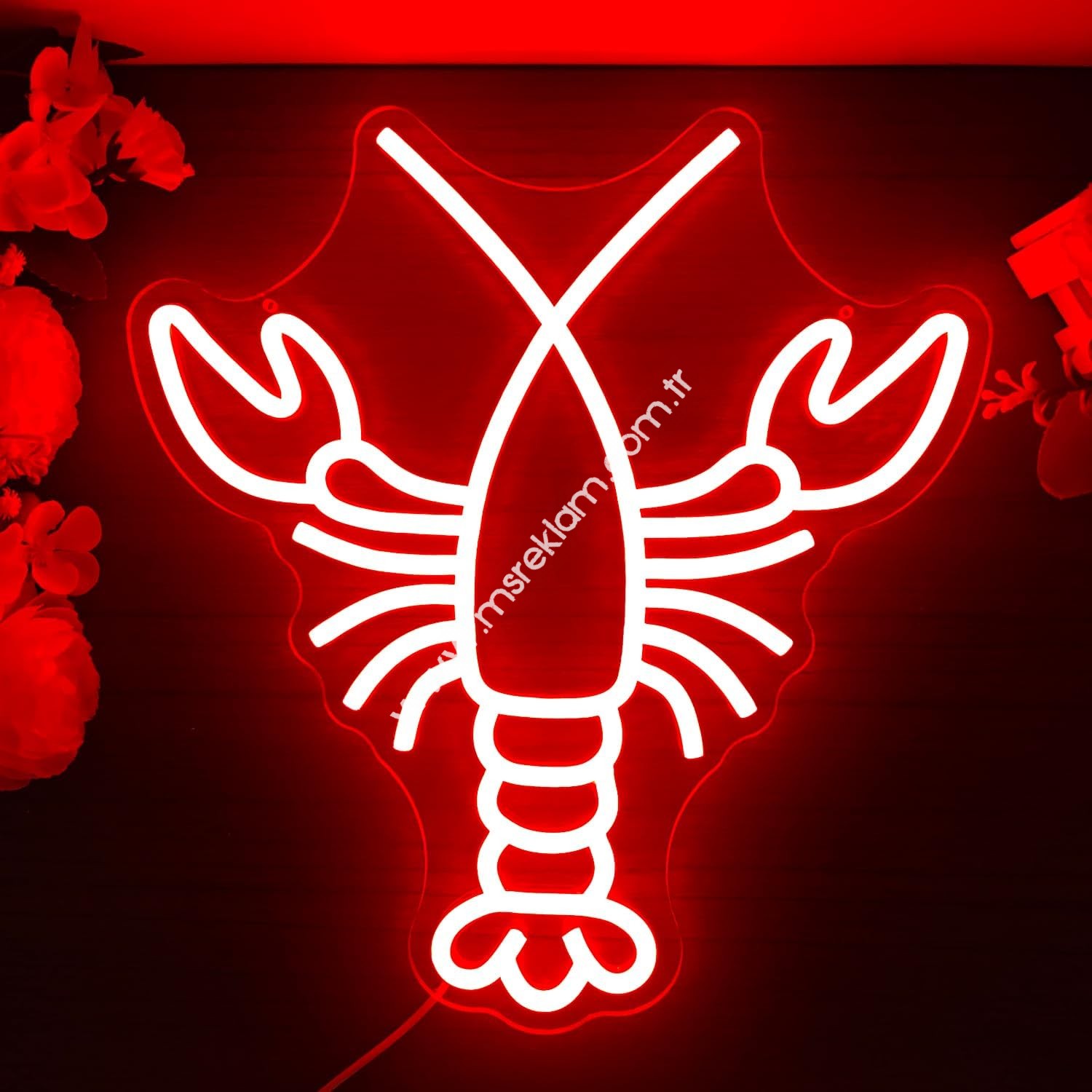 Istakoz (Lobster) Neon Led Tabela