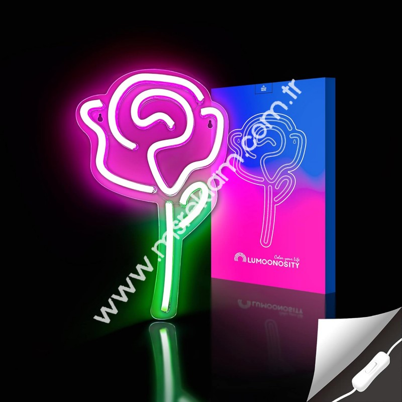 Gül (Rose) Neon Led Tabela