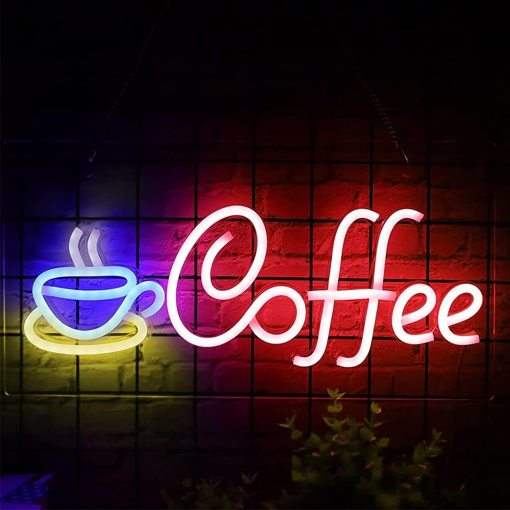 Cafe Coffee Neon Led Tabela