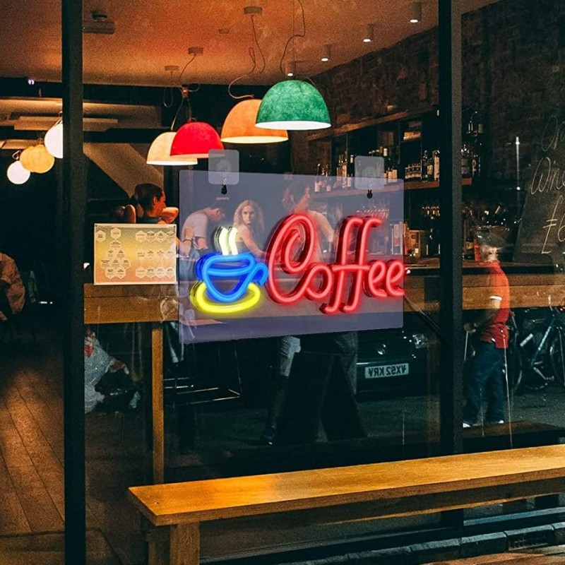 Cafe Coffee Neon Led Tabela