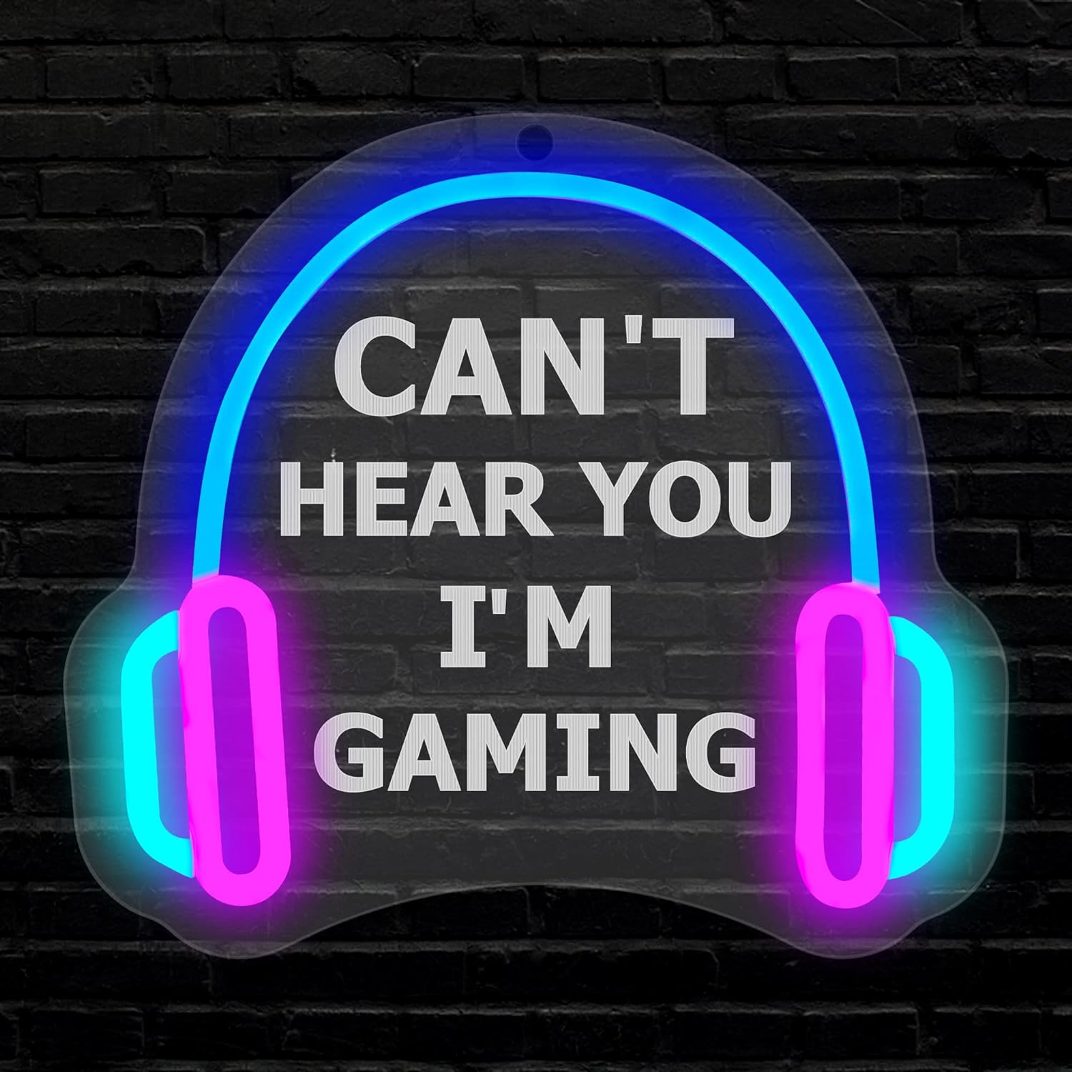 Can't Hear You I'm Gaming Neon Led Tabela