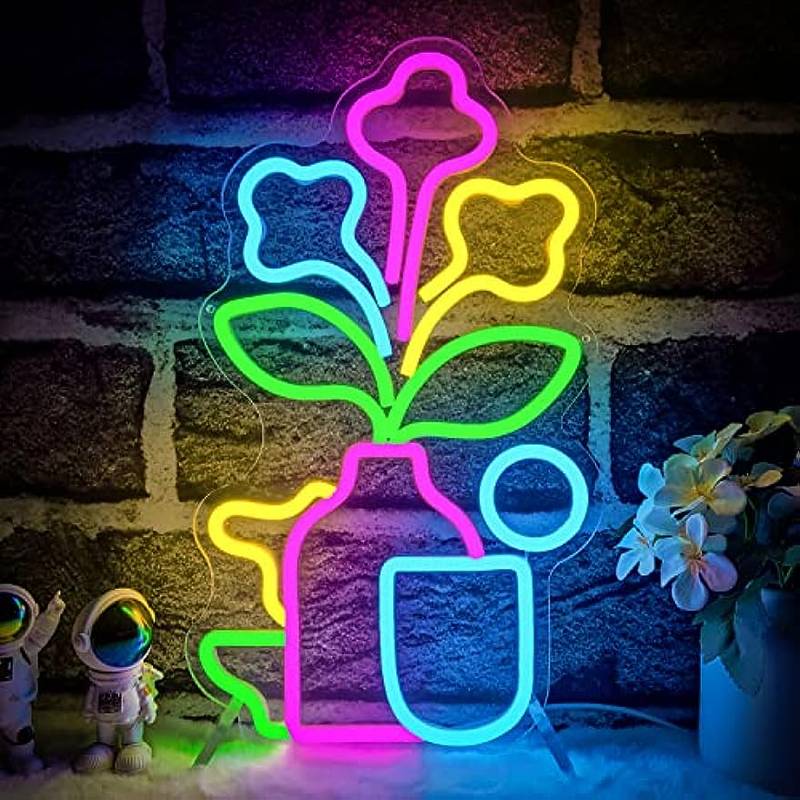Çiçek (Flower) Neon Led Tabela