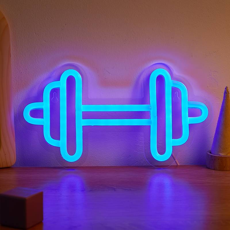 Dambıl Dumbbell Neon Led Tabela