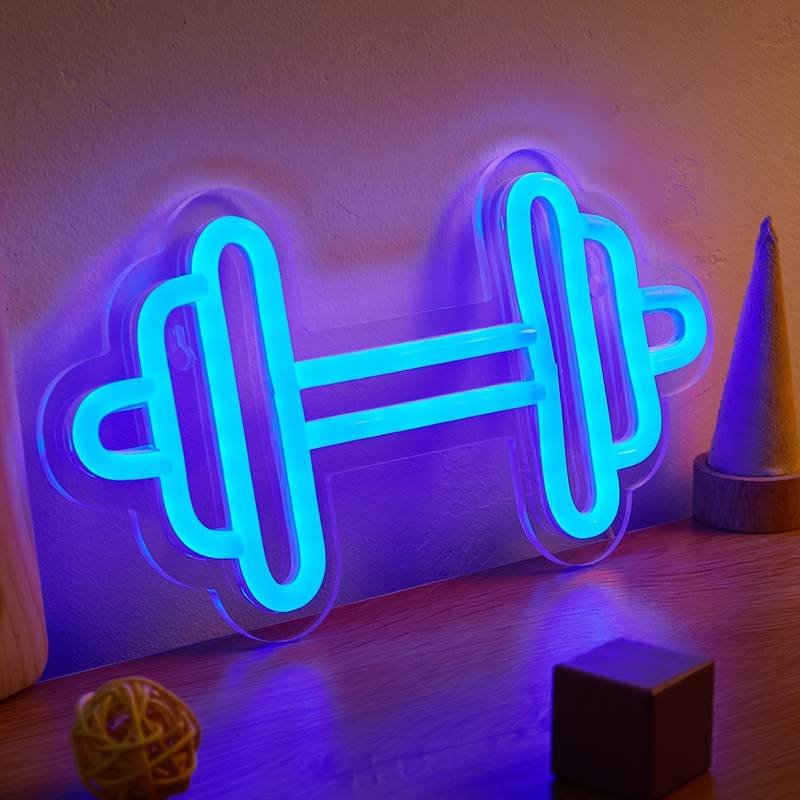 Dambıl Dumbbell Neon Led Tabela