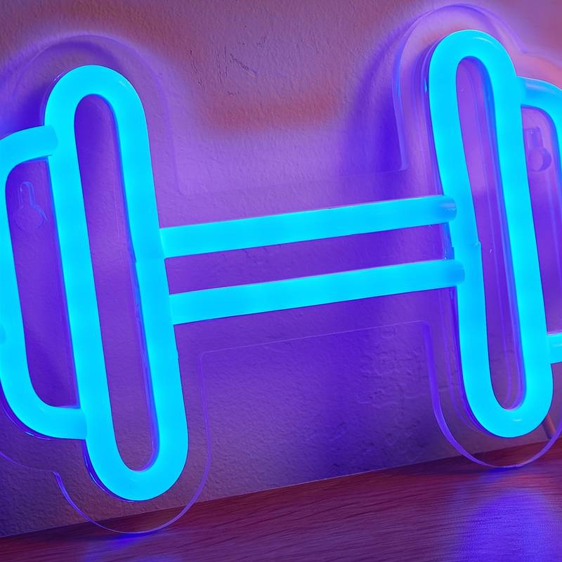 Dambıl Dumbbell Neon Led Tabela