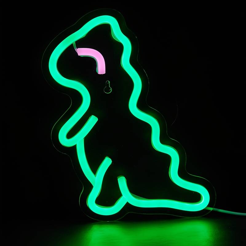 Dinazor Dinosaur Neon Led Tabela