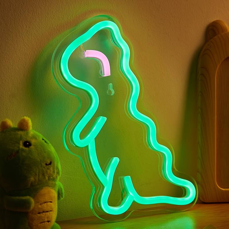 Dinazor Dinosaur Neon Led Tabela