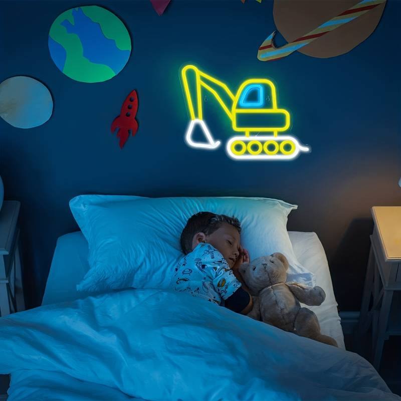 Ekskavatör Neon Led Tabela