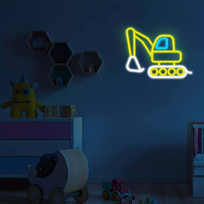 Ekskavatör Neon Led Tabela