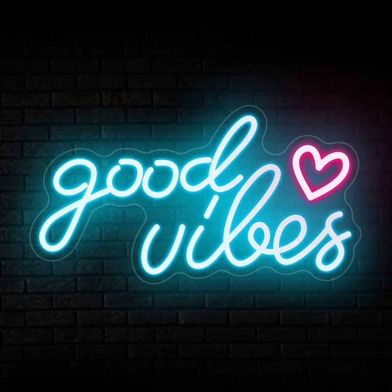 Good Vibes Neon Led Tabela