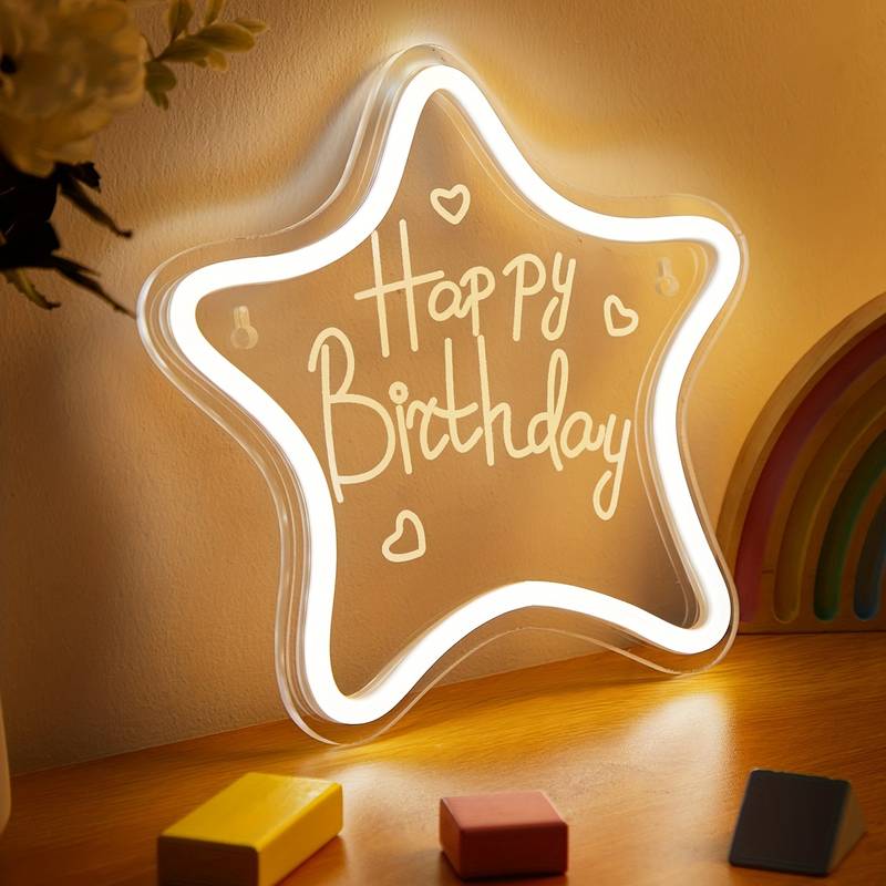 Happy Birthday Neon Led Tabela