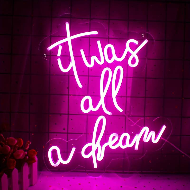 It Was All A Dream Neon Led Tabela
