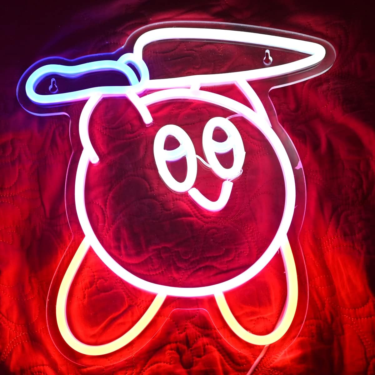 Kawaii Anime (Kawaii Anime Kirbee Knife) Neon Led Tabela