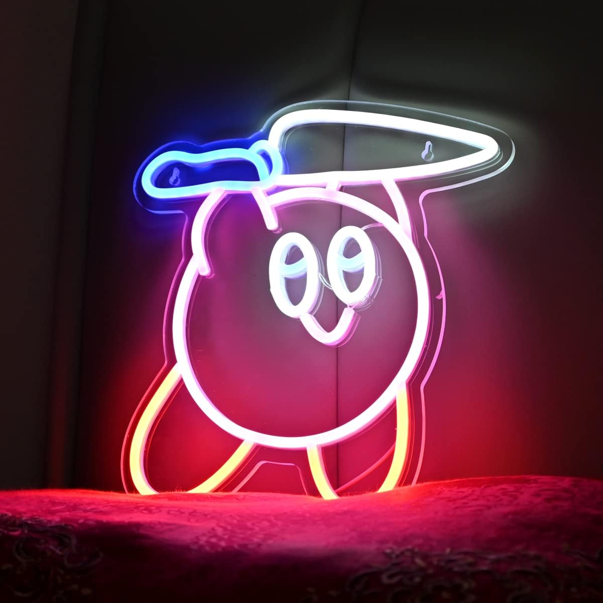 Kawaii Anime (Kawaii Anime Kirbee Knife) Neon Led Tabela