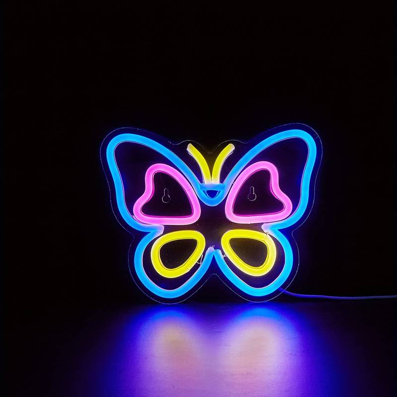 Kelebek Neon Led Tabela