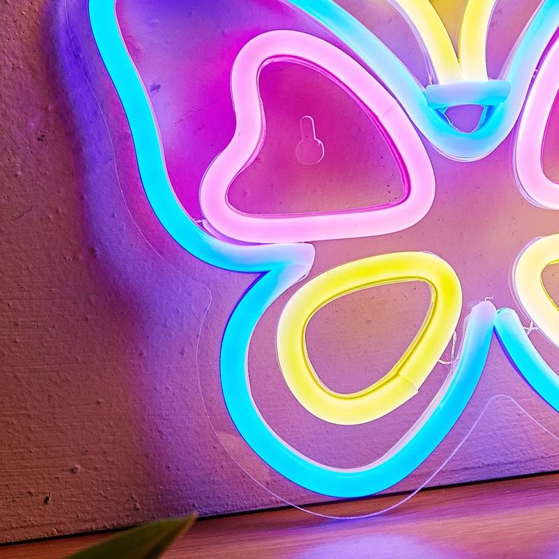 Kelebek Neon Led Tabela