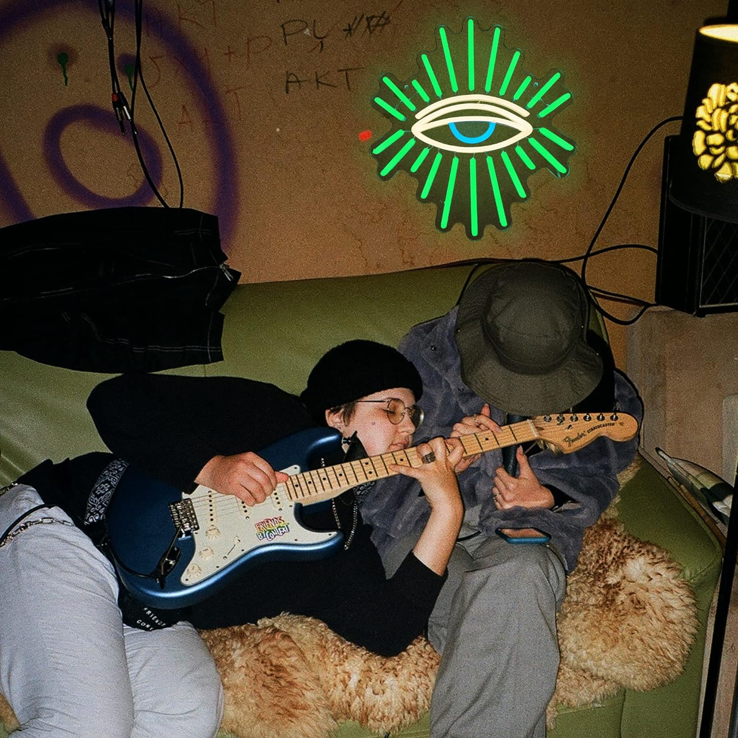 Kem Gözler (Evil Eyes) Neon Led Tabela