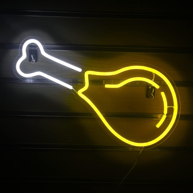 Kızarmış Tavuk Bacakları (But) Neon Led Tabela