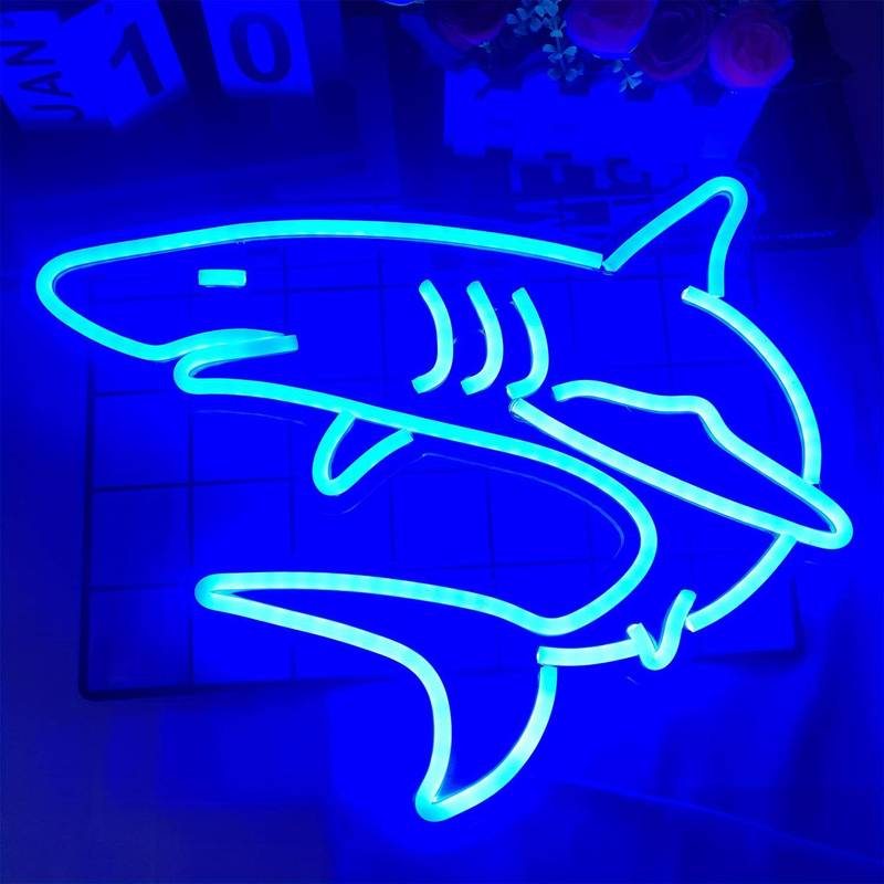 Köpek Balığı (Shark) Neon Led Tabela