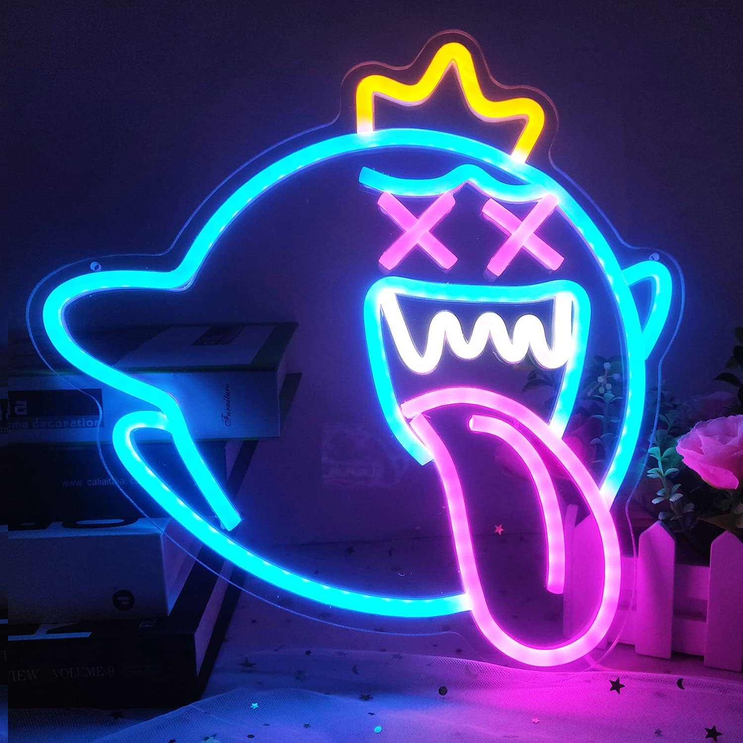 Kral Boo (King Boo) Neon Led Tabela