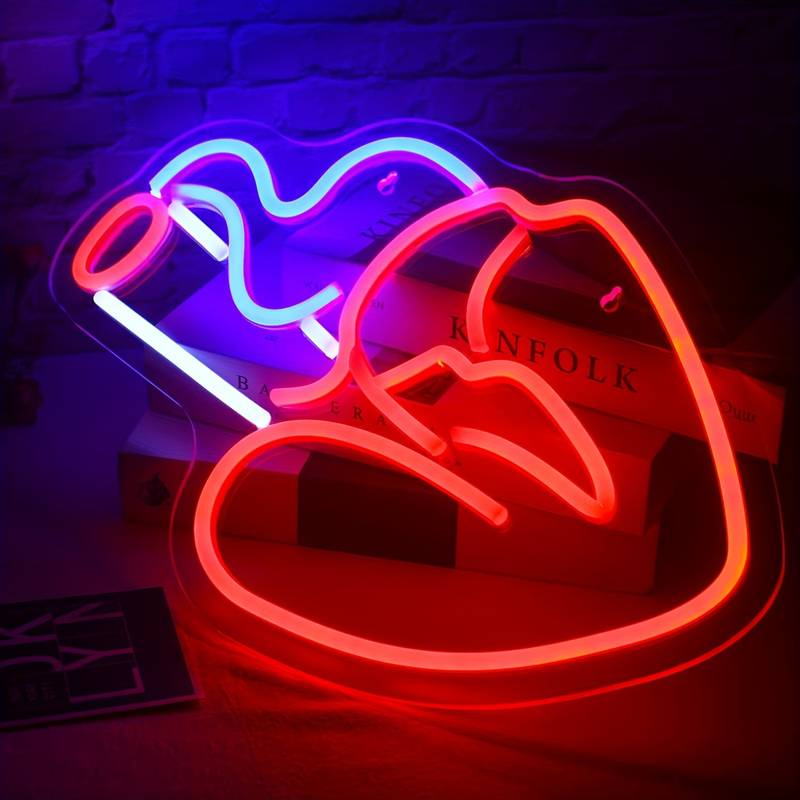 Lips Neon Led Tabela