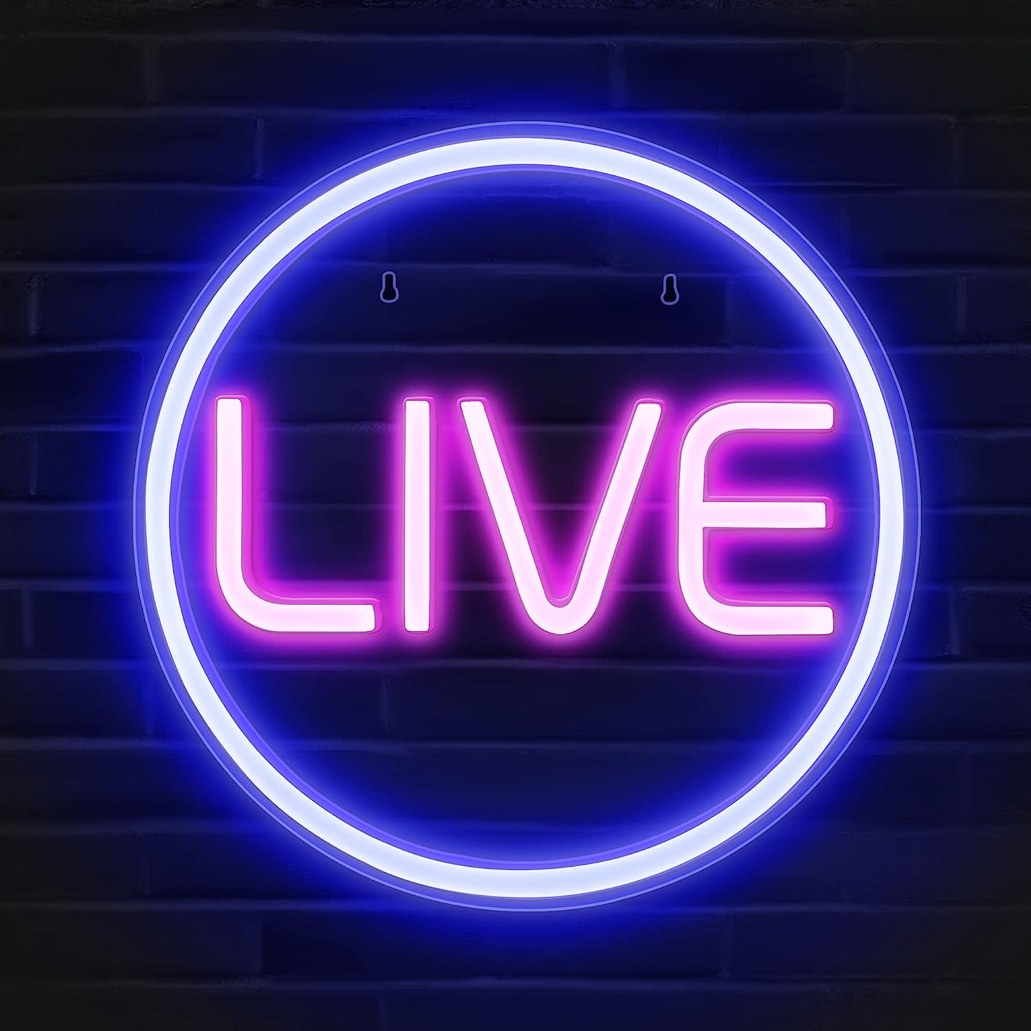 Live Canlı Neon Led Tabela