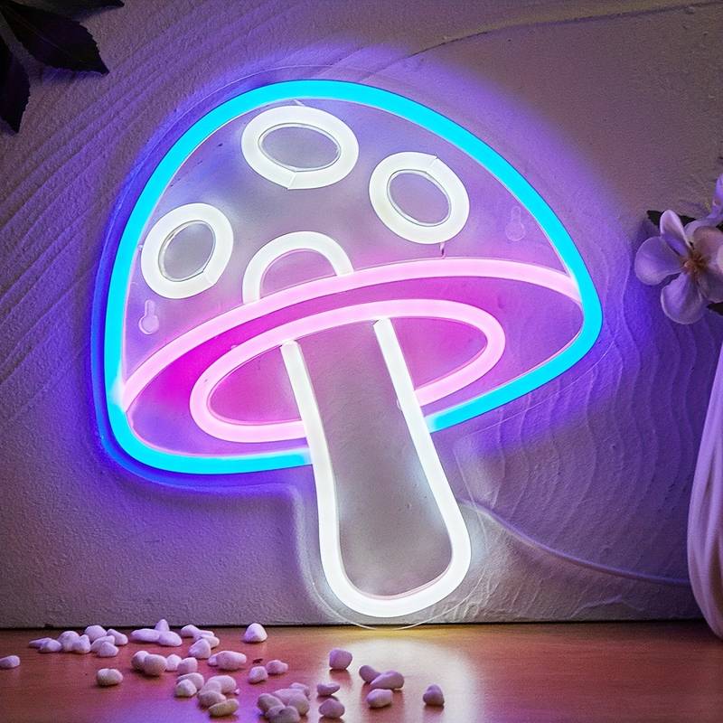 Mantar Mushroom Neon Led Tabela