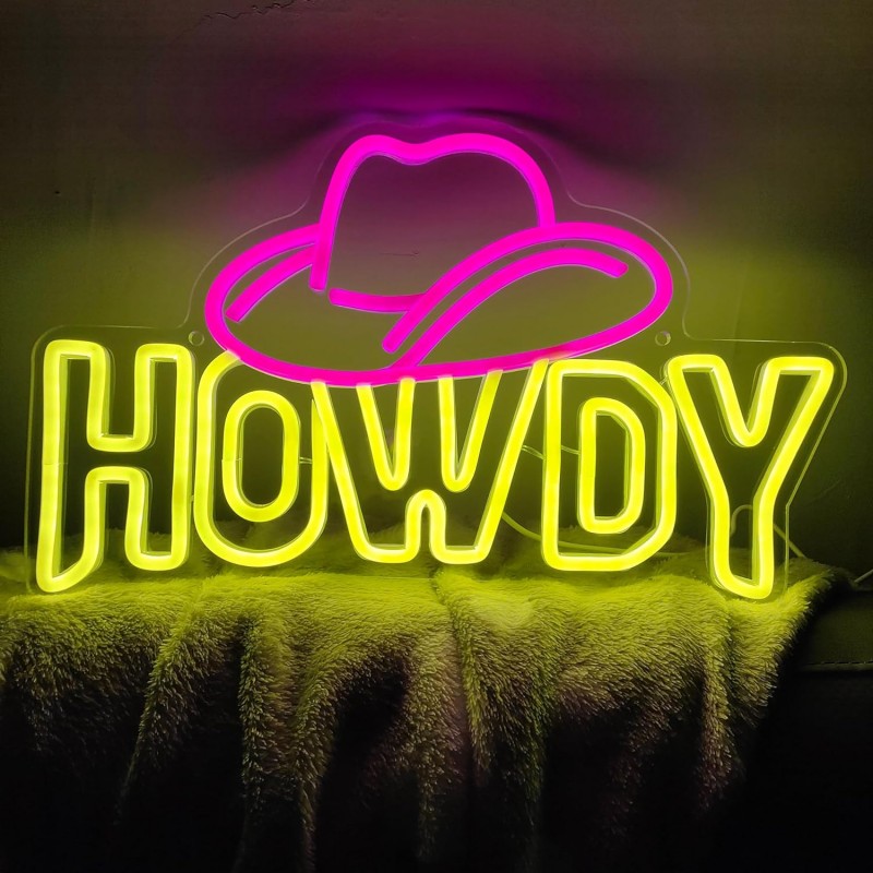 Merhaba (Howdy) Neon Led Tabela