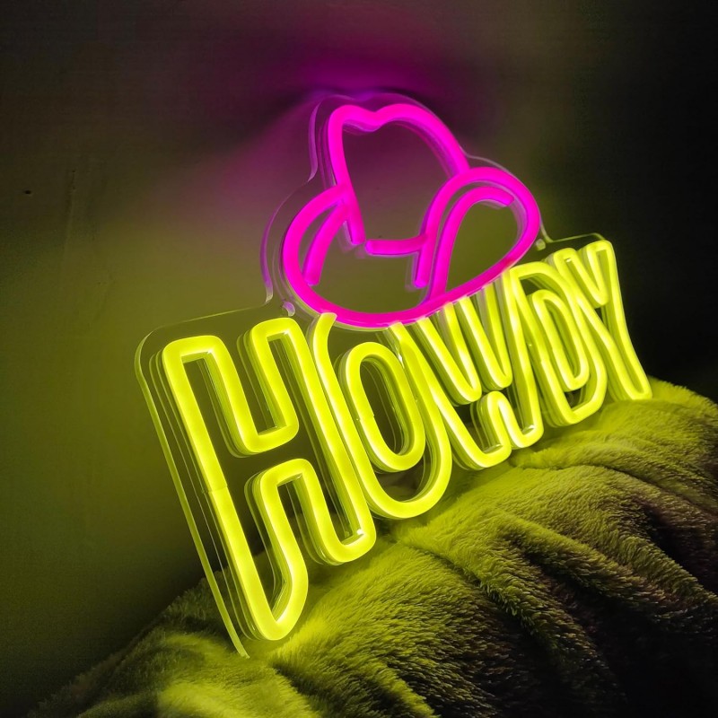 Merhaba (Howdy) Neon Led Tabela