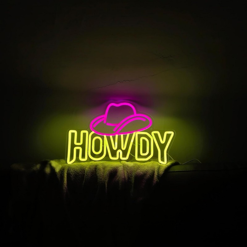 Merhaba (Howdy) Neon Led Tabela