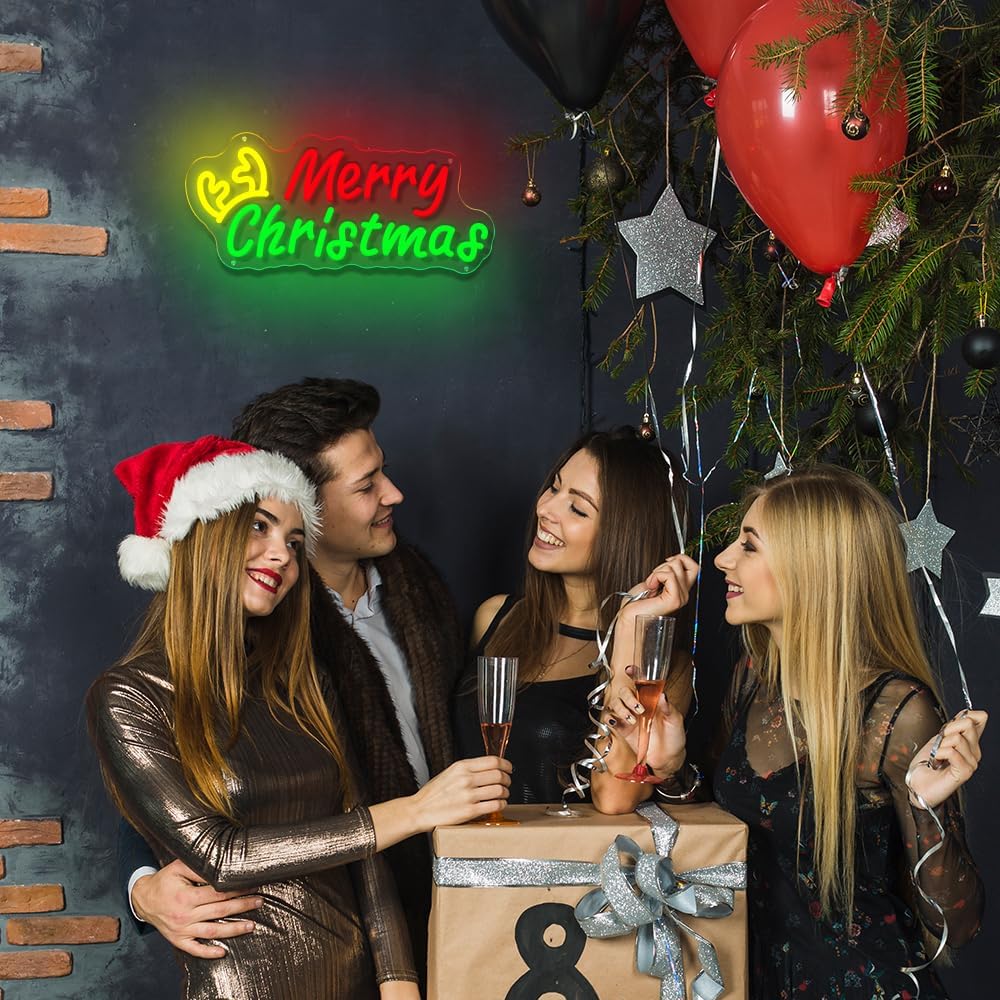Merry Christmas (Mutlu Noeller) Neon Led Tabela