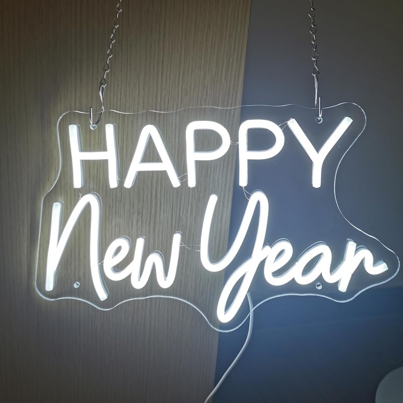 Mutlu Yıllar (Happy New Year) Neon Led Tabela