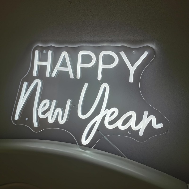Mutlu Yıllar (Happy New Year) Neon Led Tabela