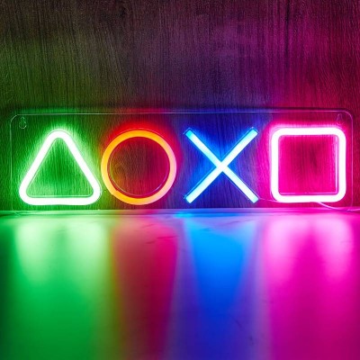 Oyun Düğmesi Neon Led Tabela Oyun Düğmesi Neon Led Tabela