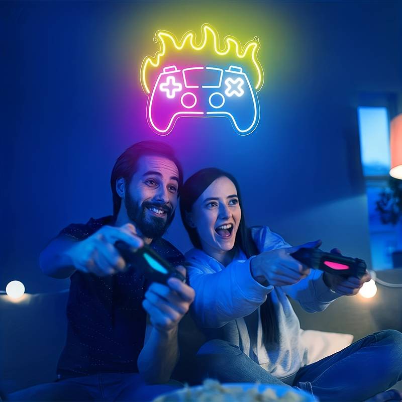 Oyun Konsolu Neon Led Tabela