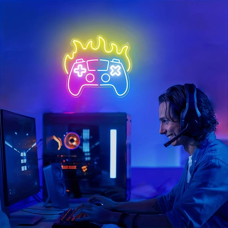 Oyun Konsolu Neon Led Tabela