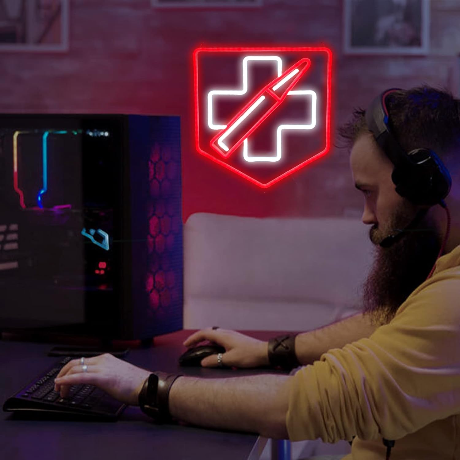 Oyun Odası Dekoratif Neon Tabela