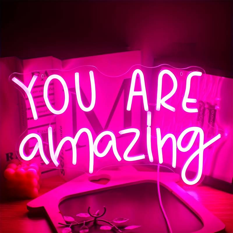 You Are Amazing Neon Led Tabela