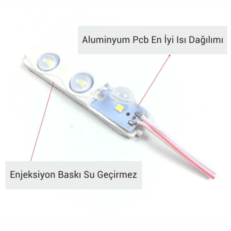 2835 Mercekli Yeşil Modül Led 2835 Mercekli Yeşil Modül Led