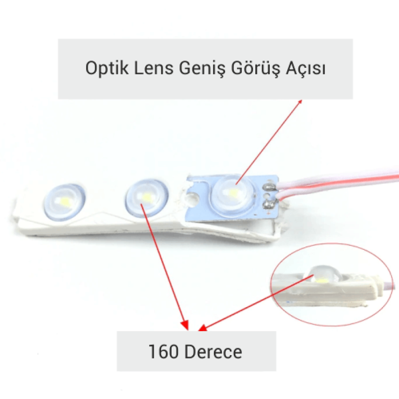 2835 Mercekli Yeşil Modül Led 2835 Mercekli Yeşil Modül Led