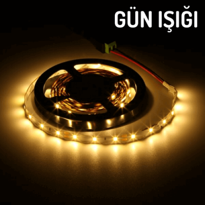 5050 Üç Çip Şerit Led Gün Işığı İç Mekan 5 Metre 5050 Üç Çip Şerit Led Gün Işığı İç Mekan 5 Metre