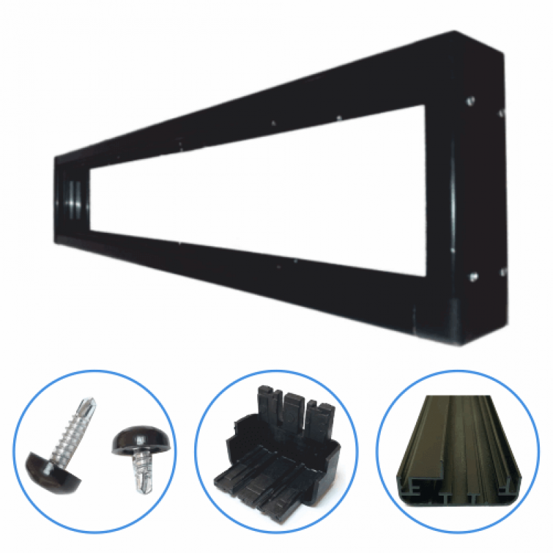 80x160CM Profil Kasa Tek Taraflı Takım